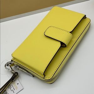 MICHAEL KORS MD ZA PHONE HOLDER WALLET SUNSHINE